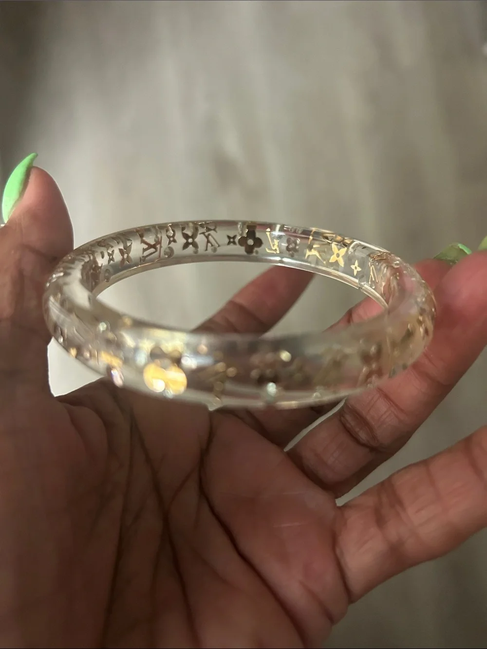 LV clear!!!!!…Inclusion bracelet👀🔥🥳🥳❌❌